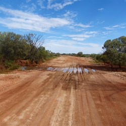 Evidence of recent rain