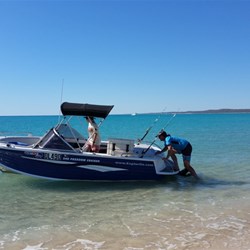 Leah & David heading out