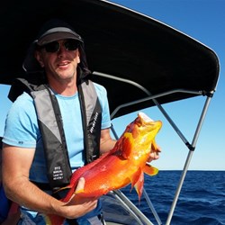 First catch of the trip