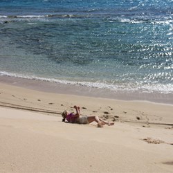 Chardae doing rolly pollys