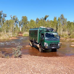 Crossing Weeli Wolli Creek
