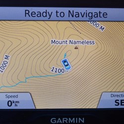 On top of Mount Nameless, Tom Price