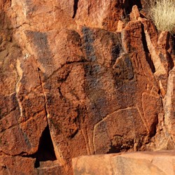 Petroglyphs at Wonmulla