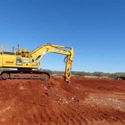 Roadworks just north of Ningaloo turn off