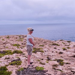 Looking out from the most westerly point