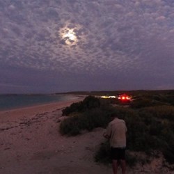 Evening on the beach