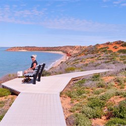 Looking over to Skipjack Point and out to sea