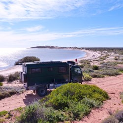 Eagle Bluff camp site south of Denham