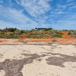 South Gregories - Camped just above the beach