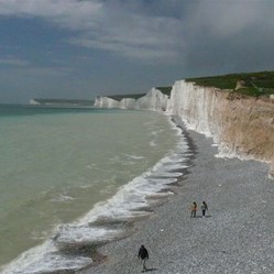 The Seven Sisters, chalk cliffs.