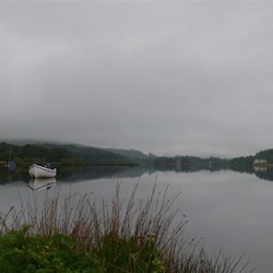 Loch Tummel under fog
