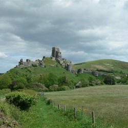 Corfe Castle.