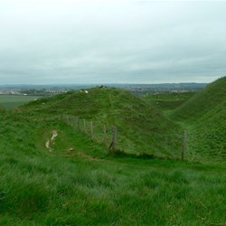 Dorchester from Maiden Castle