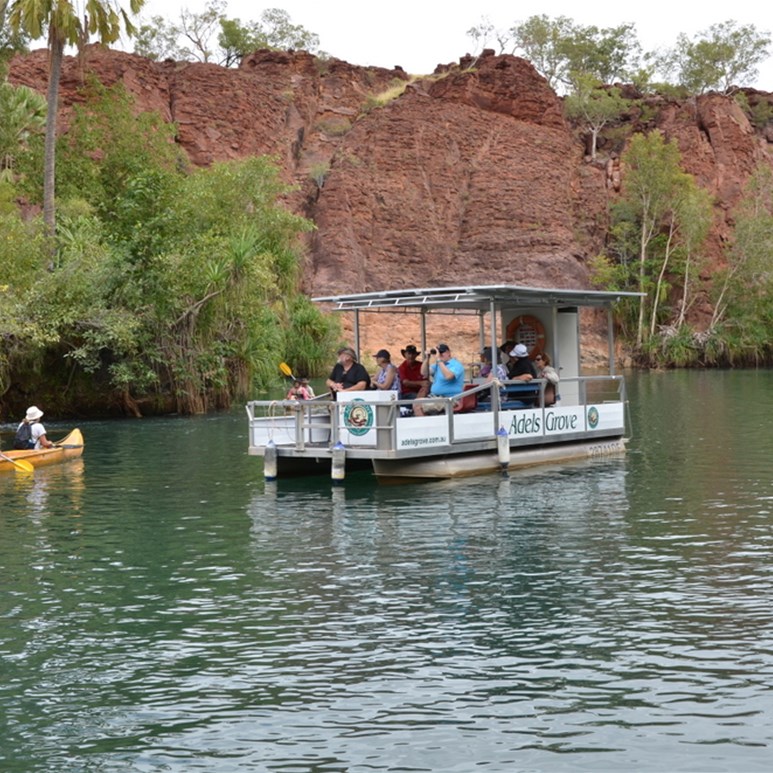 Water activities at Lawn Hill