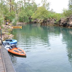 On the water at Lawn Hill
