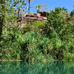 On the water at Lawn Hill