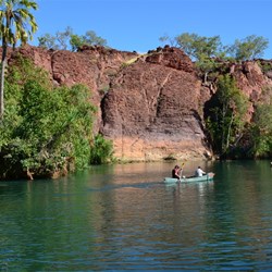 On the water at Lawn Hill