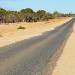 The road out to the Fossil site