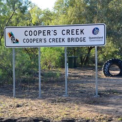 Here it is called Cooper's Creek
