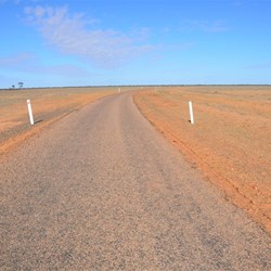 Then back to single lane bitumen