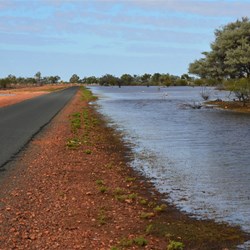 It was still very wet the further south we went