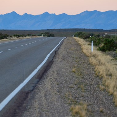 Heading south towards Hawker