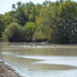 Eyre Creek at Cuttaburra Crossing