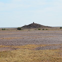 Milner Pile is over a Kilometre off of the Birdsville Track