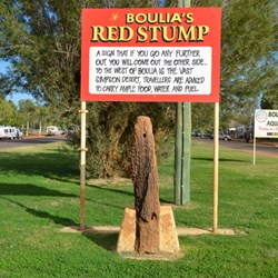 The Red Stump - Boulia