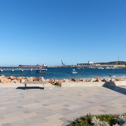 A view of loading facilities at Esperance