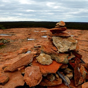 summit cairn at disappointment rock