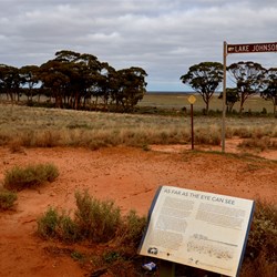 Lake Johnson from the lookout