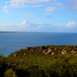 views along the drive in Fitzgerald Inlet National Park