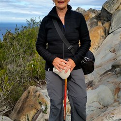 me on the walk to the summit of East Mt Barren