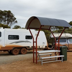 lunching at Lake King