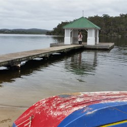 jetty at the caravan park in Walpole