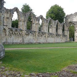 Ruins of St. Mary's Abbey.