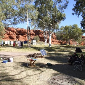 Our solitary Durba campsite....if only we knew!