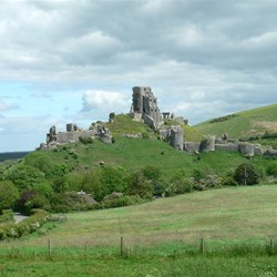 Corfe Castle. 