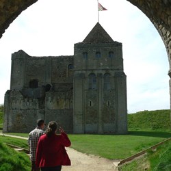 Small but ancient Castle Rising