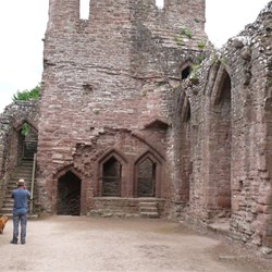 The Great Hall at Goodrich Castle