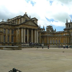 Blenheim Palace, main entrance.