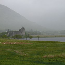 Kilchurn in the mist.