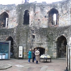 Inside Cliffords Tower