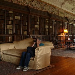 Part of the important library at Blickling