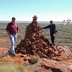 The boys at Cannings Cairn