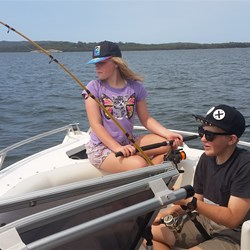 Big kids now catching their own