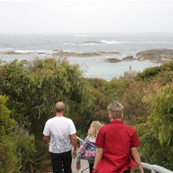 Heading to Greens Pool on a crappy day