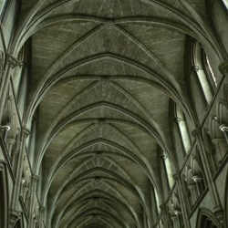Victorian era ceiling of Catholic Cathedral, Norwich.