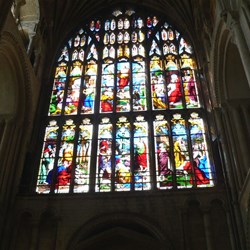 Beautiful stained glass window